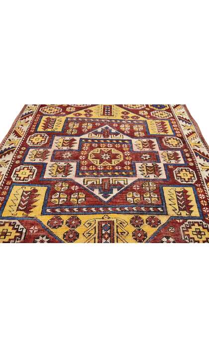 4 x 6 Vintage Turkish Oushak Rug 51732