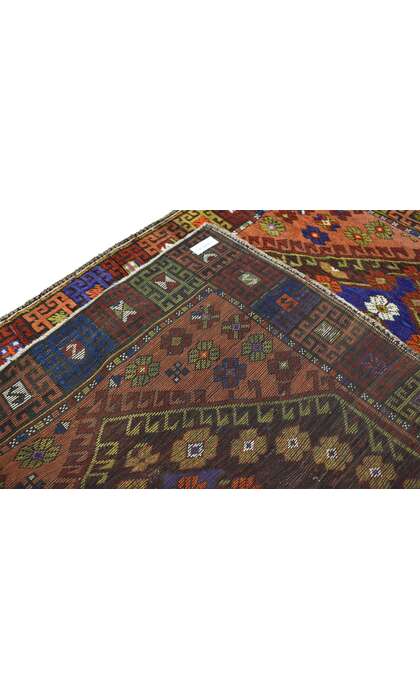 4 x 5 Vintage Turkish Oushak Rug 51733