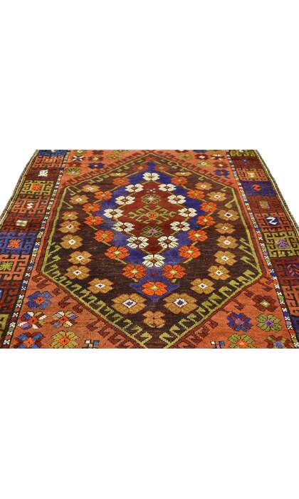 4 x 5 Vintage Turkish Oushak Rug 51733