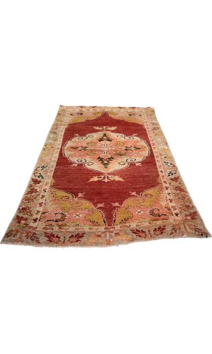 3 x 5 Vintage Turkish Oushak Rug 52317