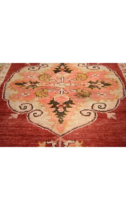 3 x 5 Vintage Turkish Oushak Rug 52317
