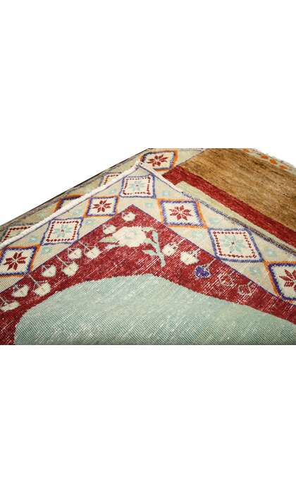 3 x 4 Vintage Oushak Rug 52319