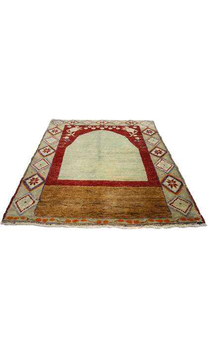 3 x 4 Vintage Oushak Rug 52319