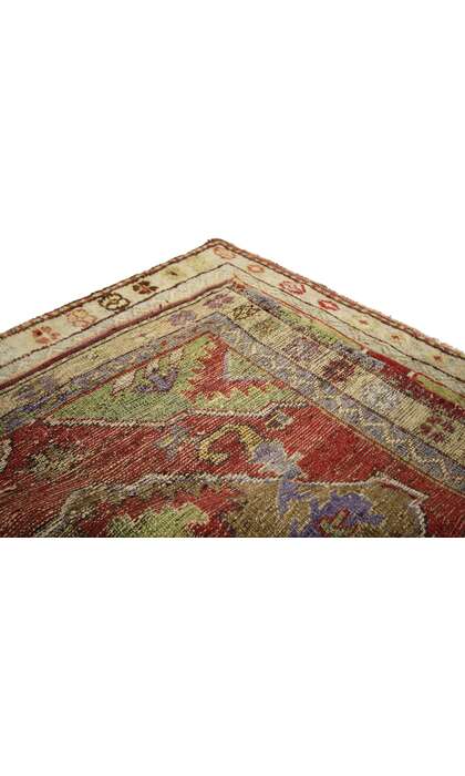 3 x 3 Vintage Oushak Rug 52323
