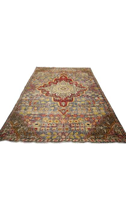 4 x 6 Vintage Oushak Rug 52324