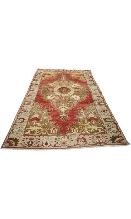 3 x 6 Vintage Oushak Rug 52326