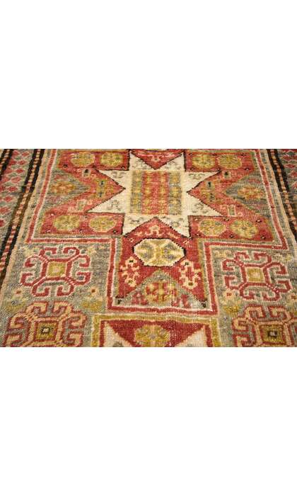 4 x 6 Vintage Turkish Oushak Rug 52337