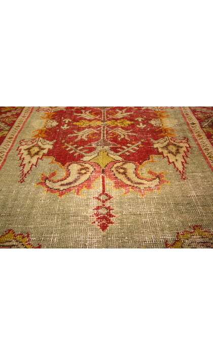 3 x 6 Vintage Turkish Oushak Rug 52340