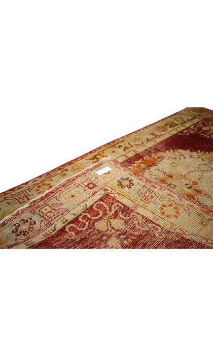 3 x 6 Vintage Turkish Oushak Rug 52343