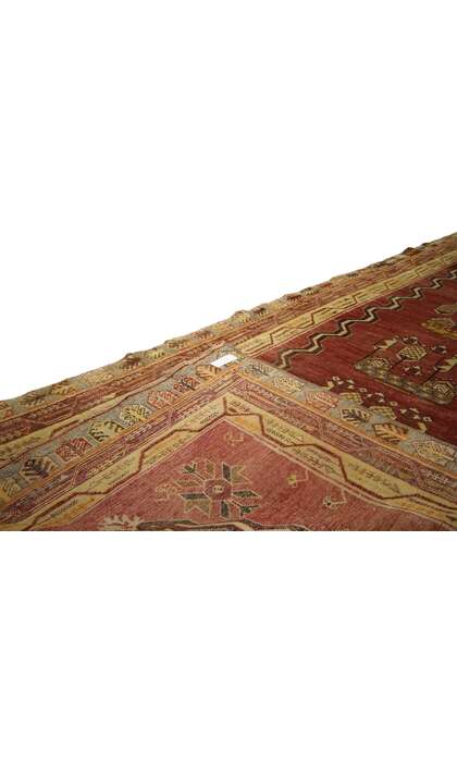 4 x 10 Vintage Oushak Rug 52350