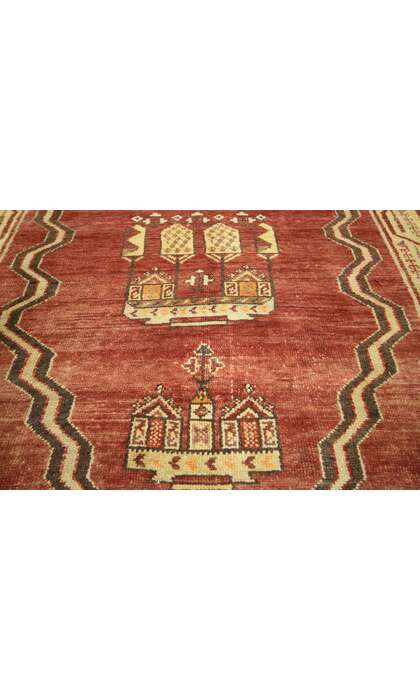 4 x 10 Vintage Oushak Rug 52350