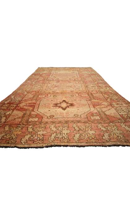 6 x 13 Antique Oushak Rug 72623