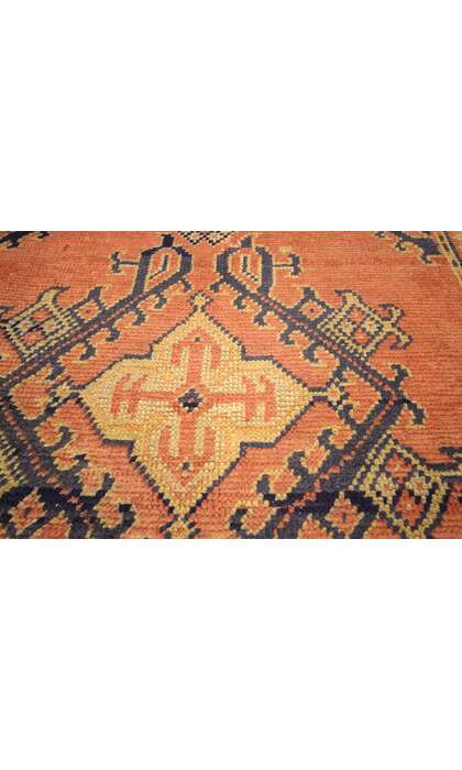 4 x 10 Vintage Turkish Oushak Rug 73611