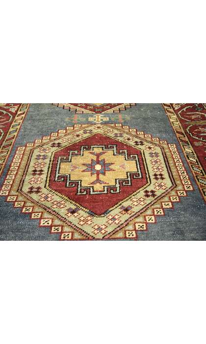 3 x 11 Vintage Turkish Oushak Rug 73665