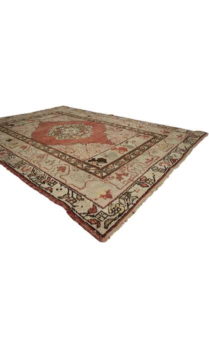 4 x 6 Vintage Oushak Rug 73741