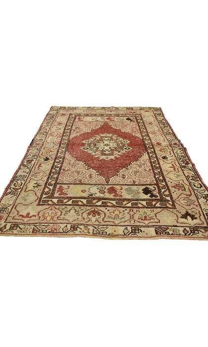 4 x 6 Vintage Oushak Rug 73741