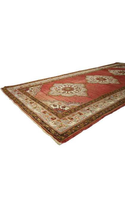 5 x 11 Vintage Turkish Oushak Rug 73753