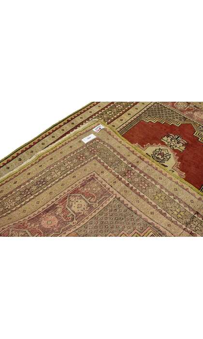 4 x 6 Vintage Turkish Oushak Rug 73845