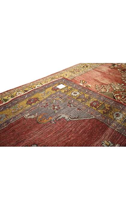 5 x 11 Vintage Turkish Oushak Rug 73888
