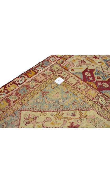 4 x 6 Vintage Oushak Rug 73905