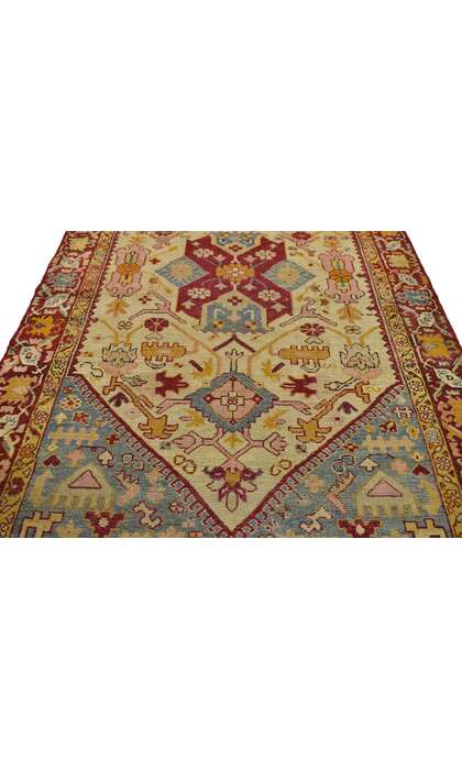 4 x 6 Vintage Oushak Rug 73905