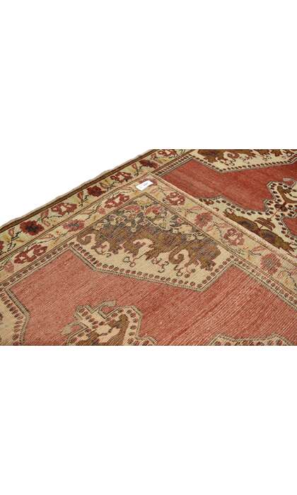 4 x 6 Vintage Oushak Rug 73916