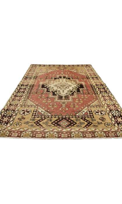 4 x 6 Vintage Oushak Rug 73922