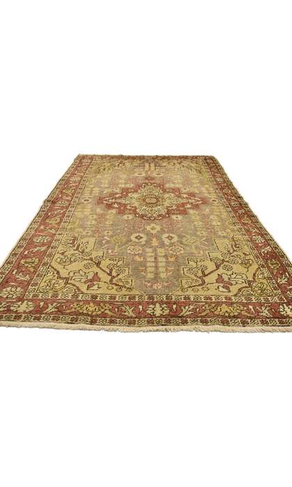 4 x 7 Vintage Turkish Sivas Rug 73924
