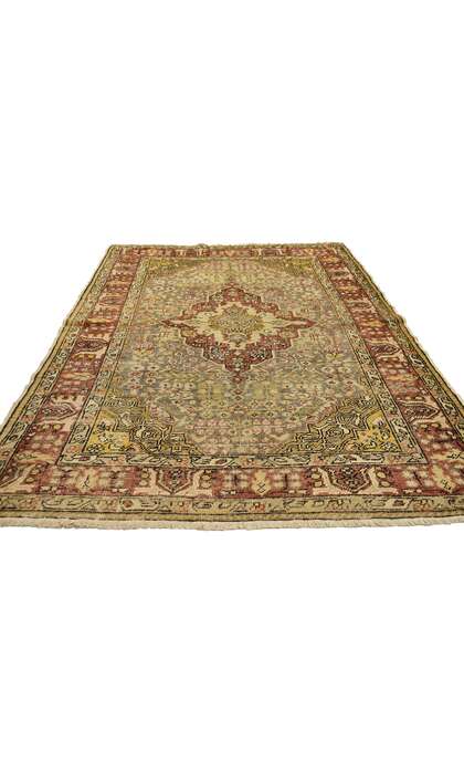 4 x 6 Vintage Turkish Sivas Rug 73929