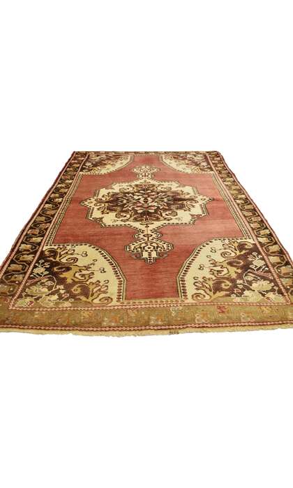 4 x 7 Vintage Oushak Rug 73931