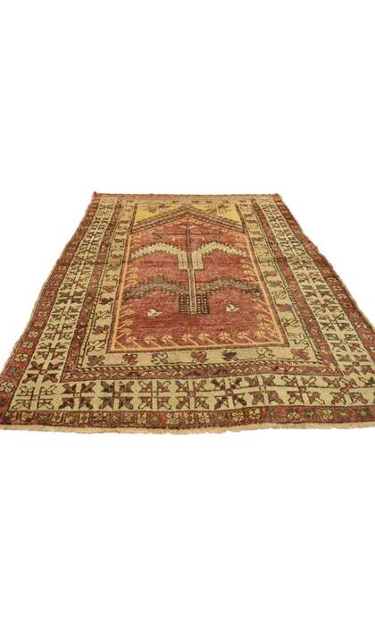 4 x 6 Vintage Oushak Rug 73941