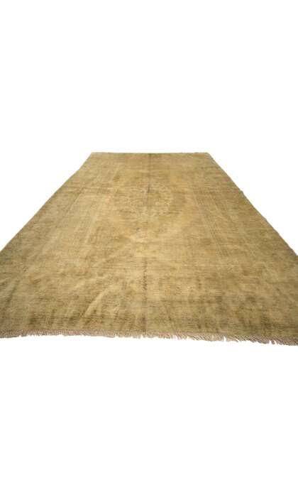 5 x 10 Vintage Turkish Oushak Rug 74112