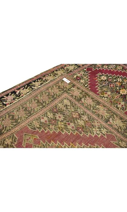 4 x 6 Antique Persian Karabagh Rug 74295