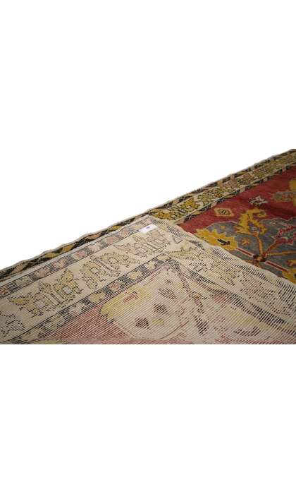 4 x 10 Vintage Oushak Rug 74476