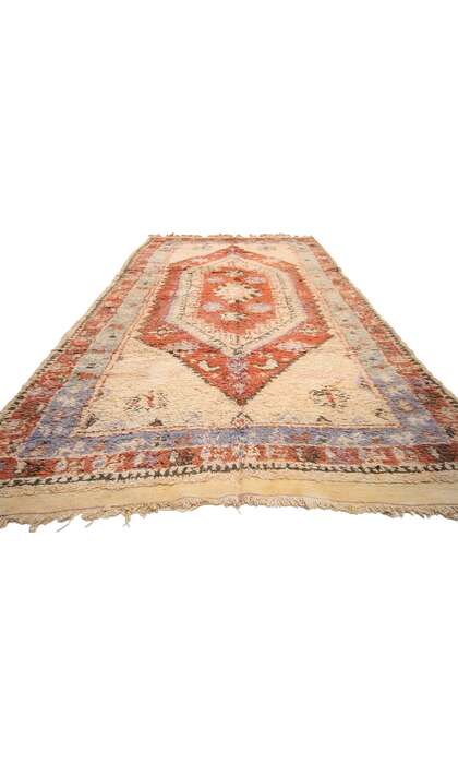 5  X 11 Vintage Boujad Moroccan Rug 20034
