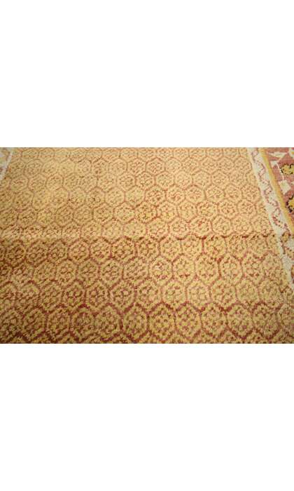 3 x 8 Vintage Turkish Oushak Rug 50006