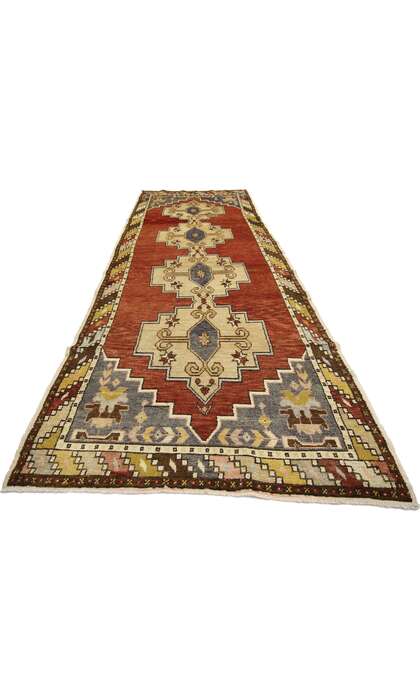 3 x 10 Vintage Turkish Oushak Rug 50179