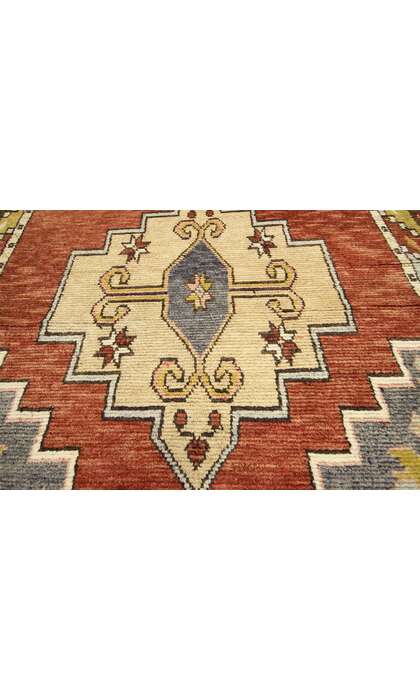3 x 10 Vintage Turkish Oushak Rug 50179