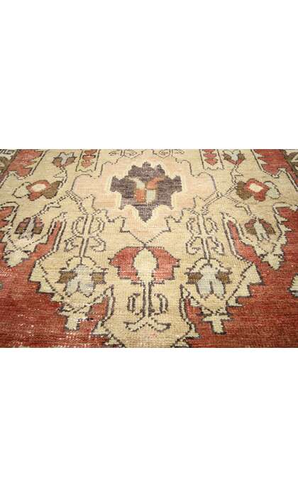 3 x 9 Vintage Turkish Oushak Rug 50261