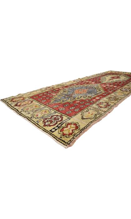 3 x 9 Antique Turkish Oushak Rug 50317