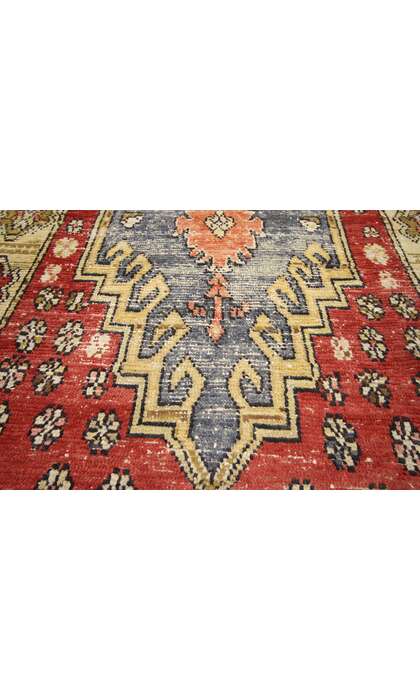 3 x 9 Antique Turkish Oushak Rug 50317