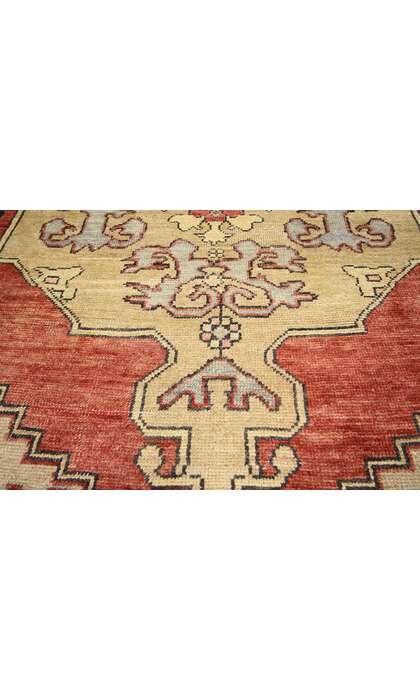 4 x 9 Antique Turkish Oushak Rug 50319