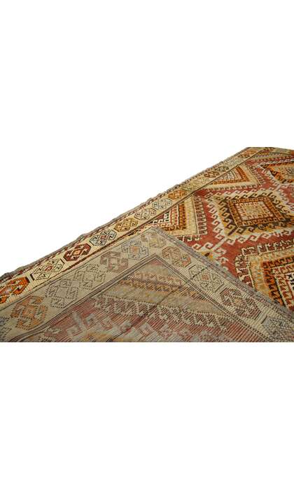 4 x 10 Antique Turkish Oushak Rug 50358