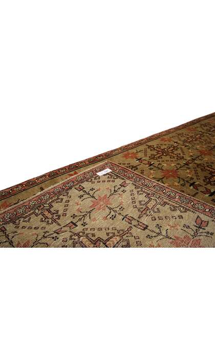 4 x 8 Antique Turkish Oushak Rug 50458