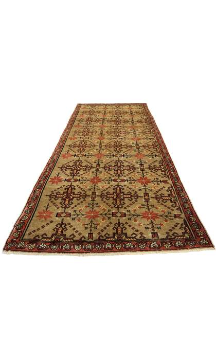 4 x 8 Antique Turkish Oushak Rug 50458