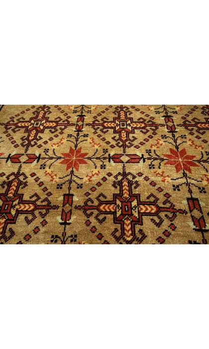 4 x 8 Antique Turkish Oushak Rug 50458