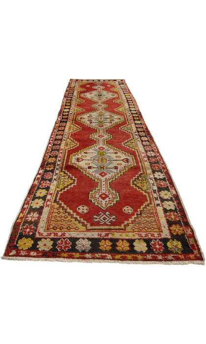 3 x 10 Vintage Red Turkish Oushak Rug 50727