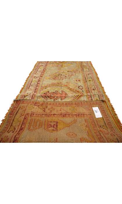2 x 9 Antique Turkish Oushak Rug 50879