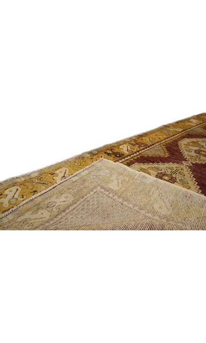 3 x 10 Vintage Turkish Oushak Rug Runner 50929