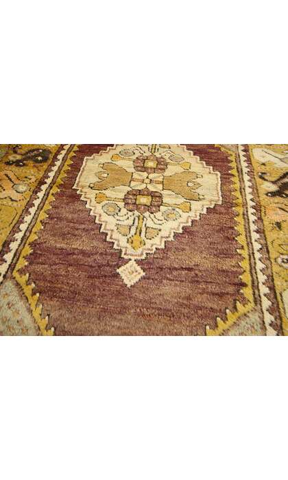 3 x 10 Vintage Turkish Oushak Rug Runner 50929